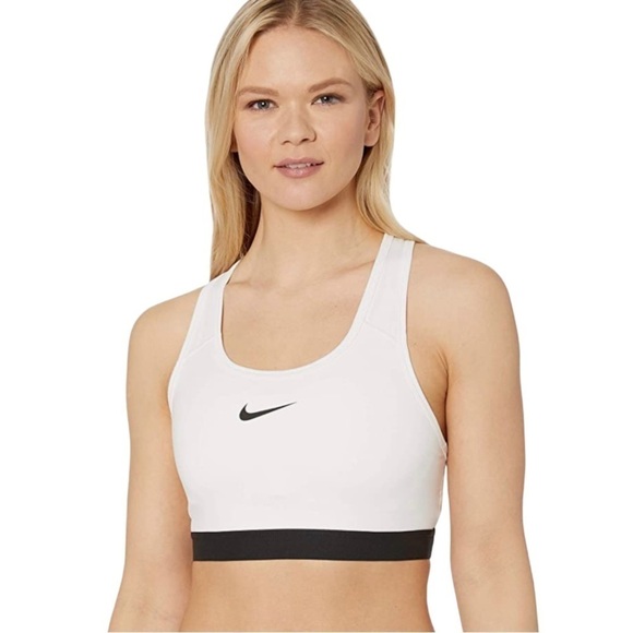 Nike Other - Nike Dri Fit White Racerback Athletic Sports Bra Women’s Medium